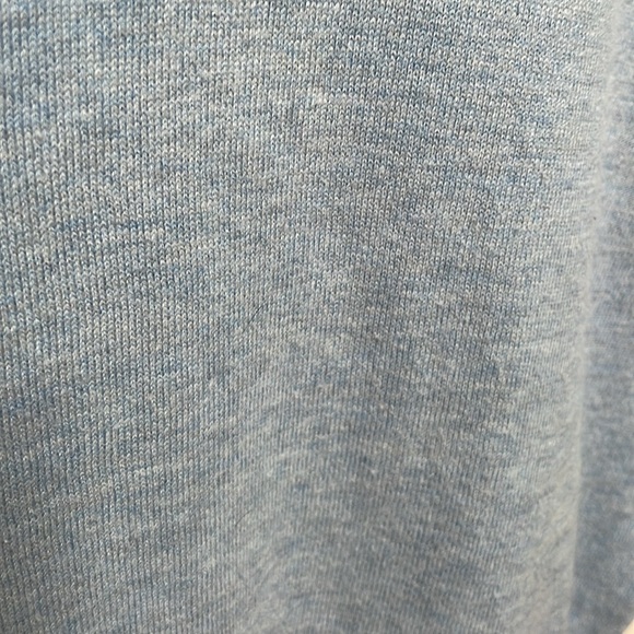 J Crew sz XL light blue heather v neck sweater - Picture 6 of 6